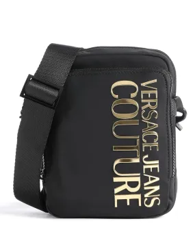  Versace Jeans Couture Iconic Logo Borsa a tracolla nylon nero  