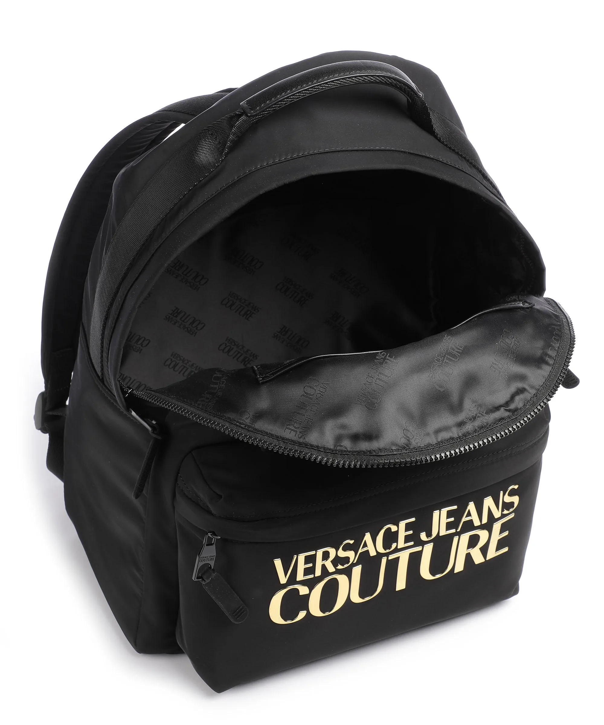  Versace Jeans Couture Iconic Logo Zaino poliestere, nylon nero  