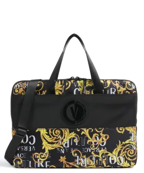  Versace Jeans Couture Logo Couture Cartella 14″ nylon nero  