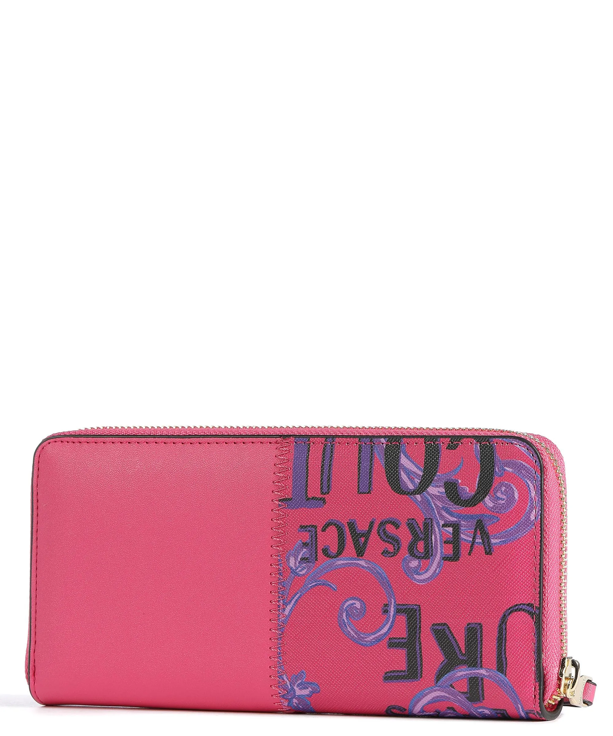  Versace Jeans Couture Rock Cut Portafoglio pelle sintetica pink  