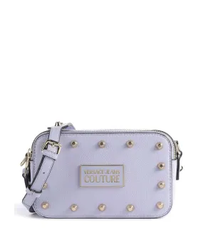  Versace Jeans Couture Studded Attitude Borsa a tracolla pelle sintetica lavanda  