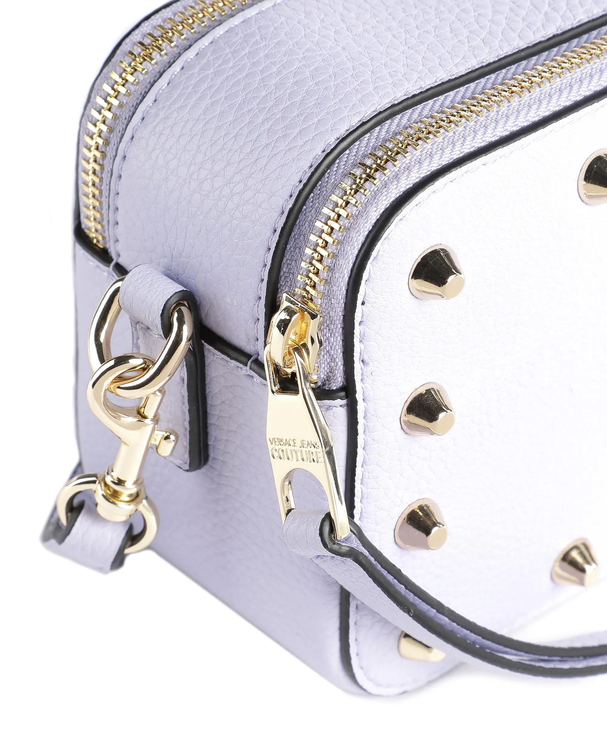  Versace Jeans Couture Studded Attitude Borsa a tracolla pelle sintetica lavanda  