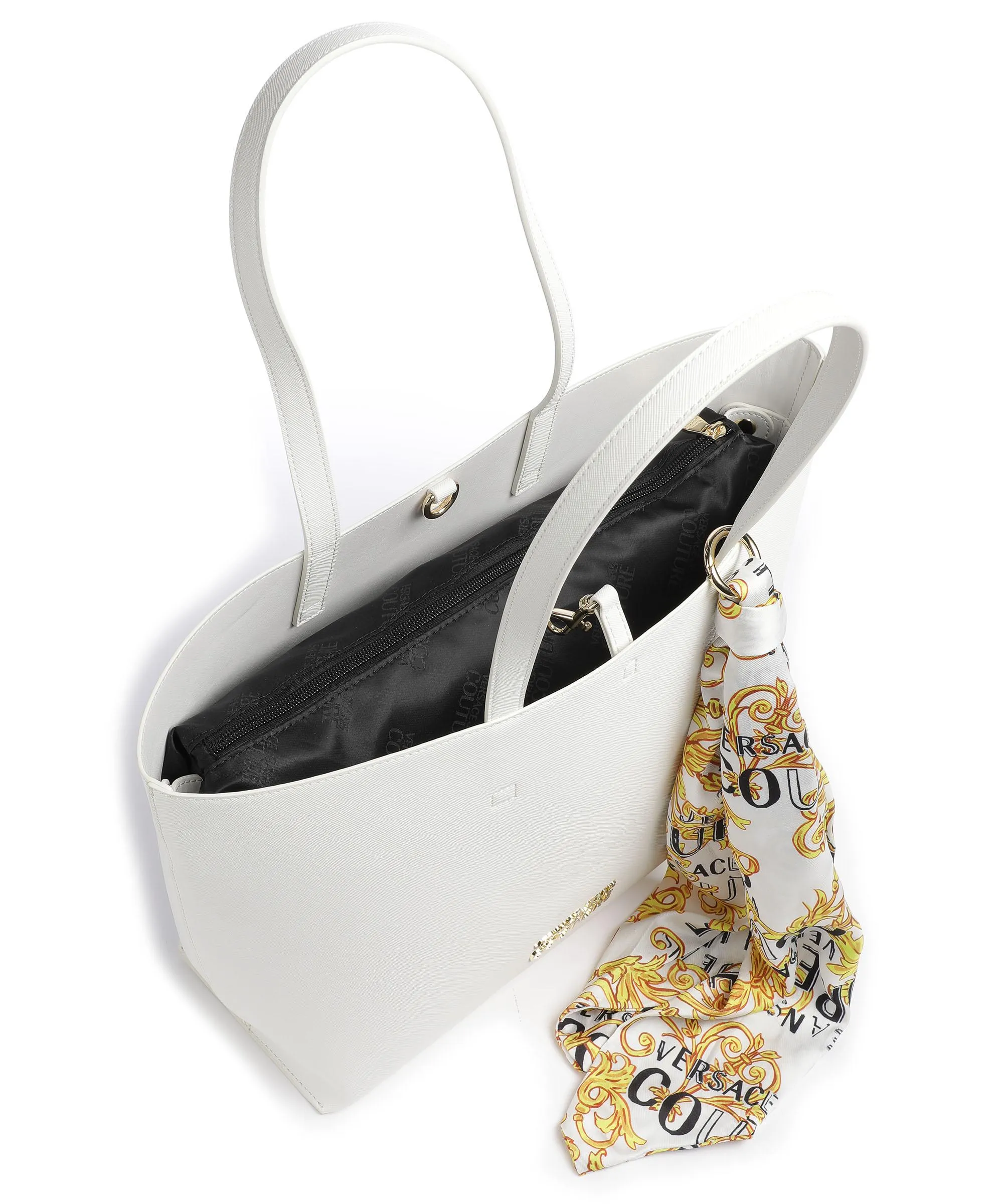  Versace Jeans Couture Thelma Classic Borsa shopper pelle sintetica bianco  