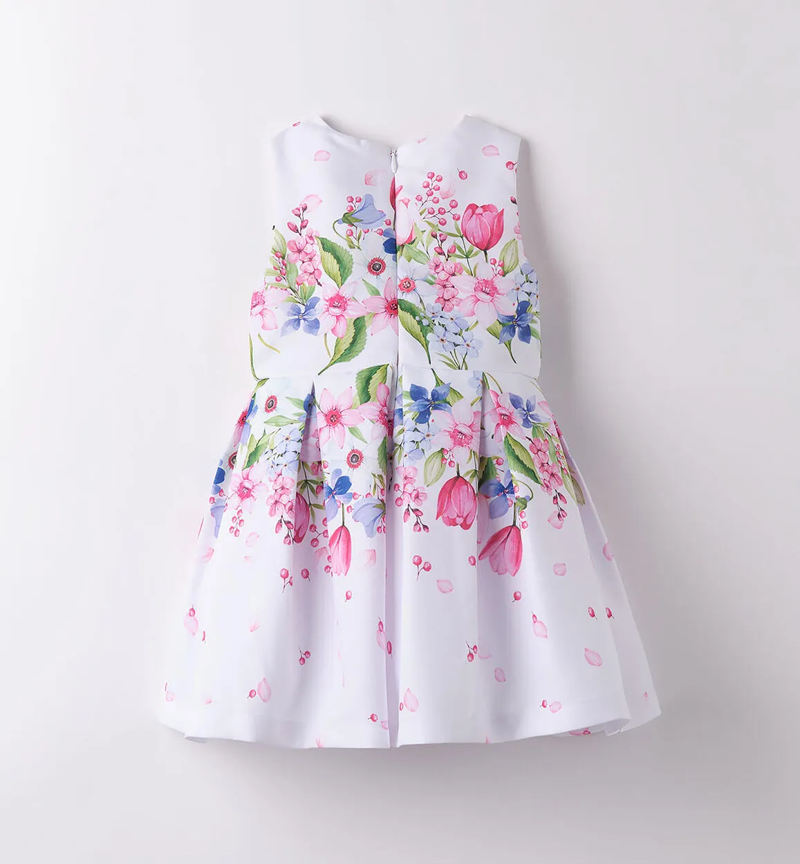 Vestito cerimonia bambina con fiori