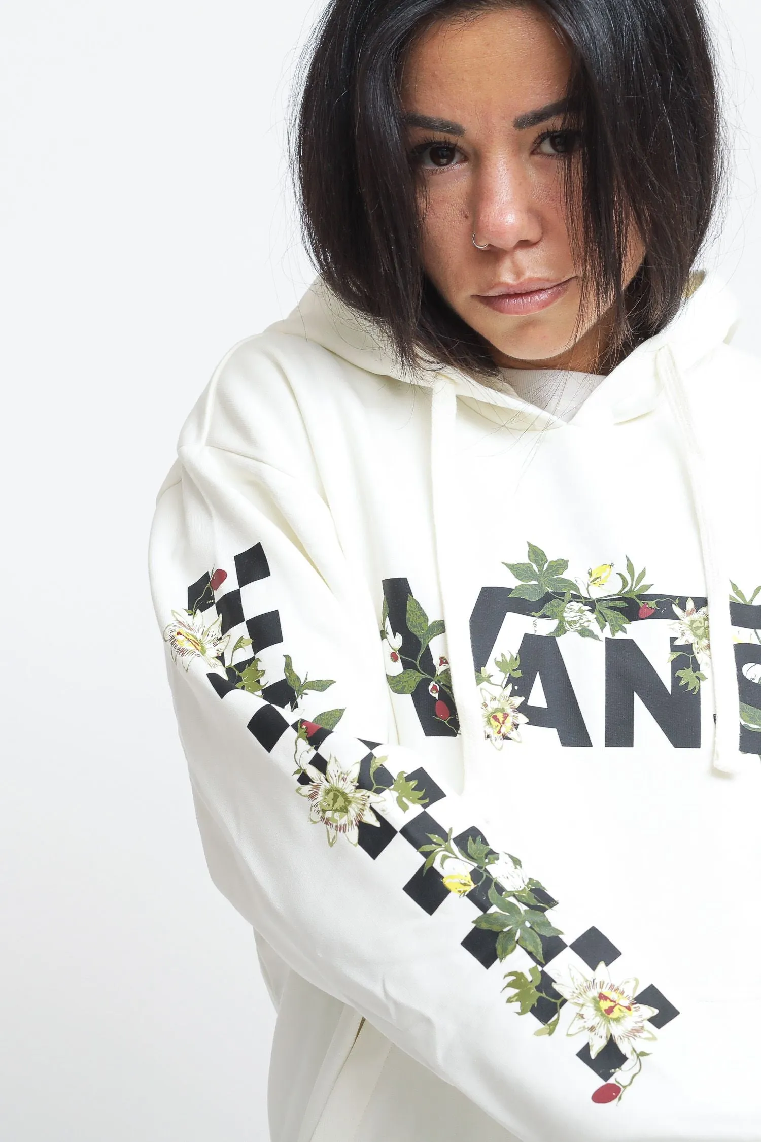 Wyld Tangle Florally Bff Hoodie - Marshmallow