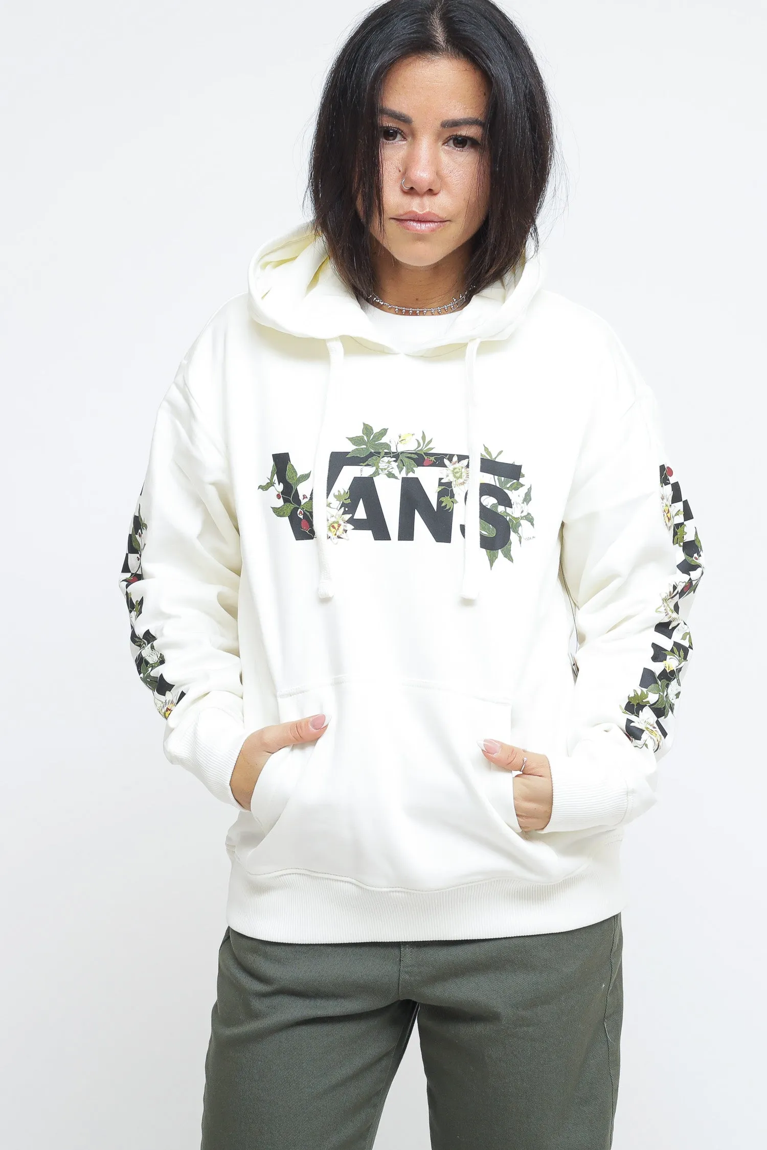 Wyld Tangle Florally Bff Hoodie - Marshmallow