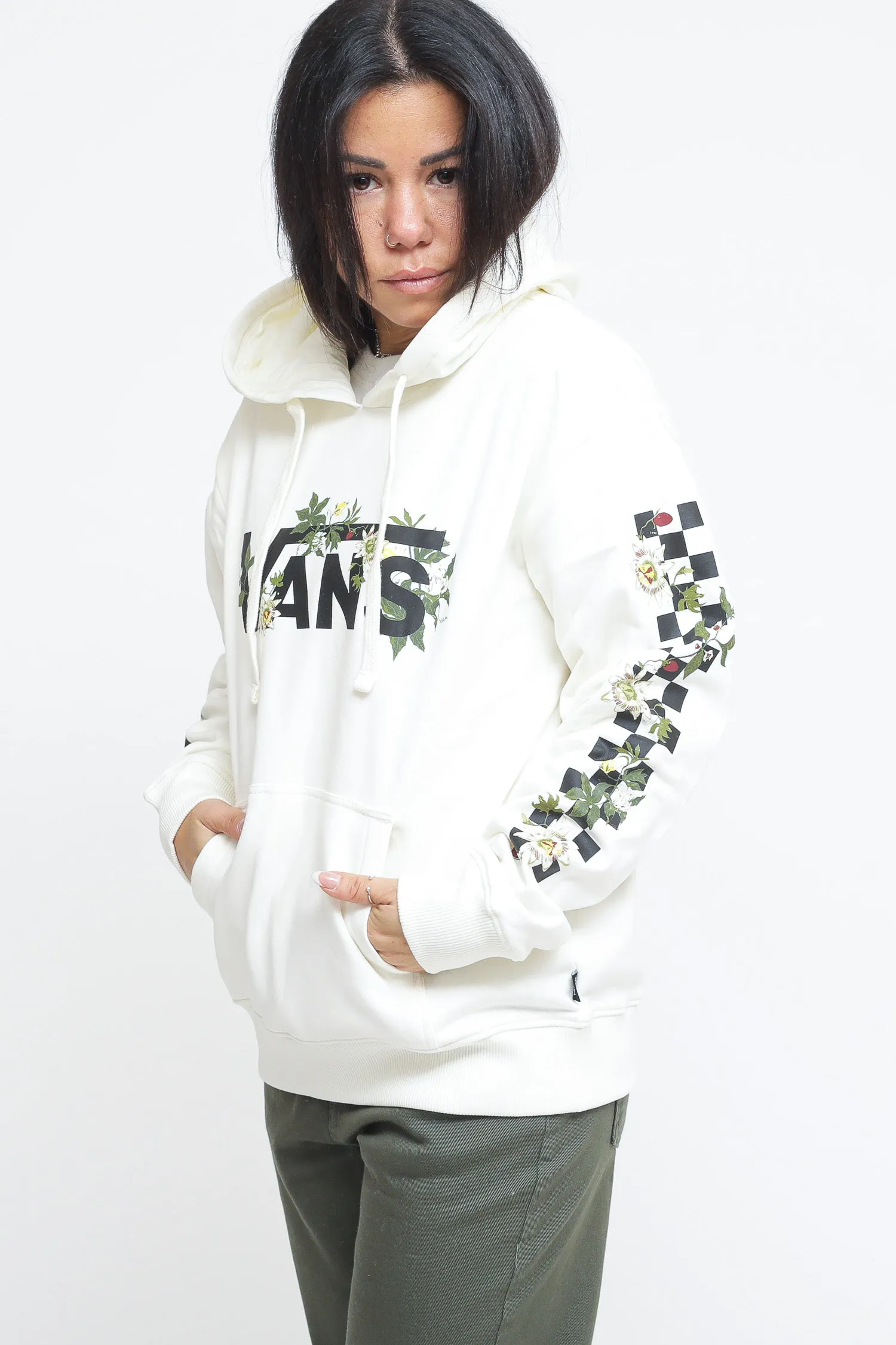 Wyld Tangle Florally Bff Hoodie - Marshmallow